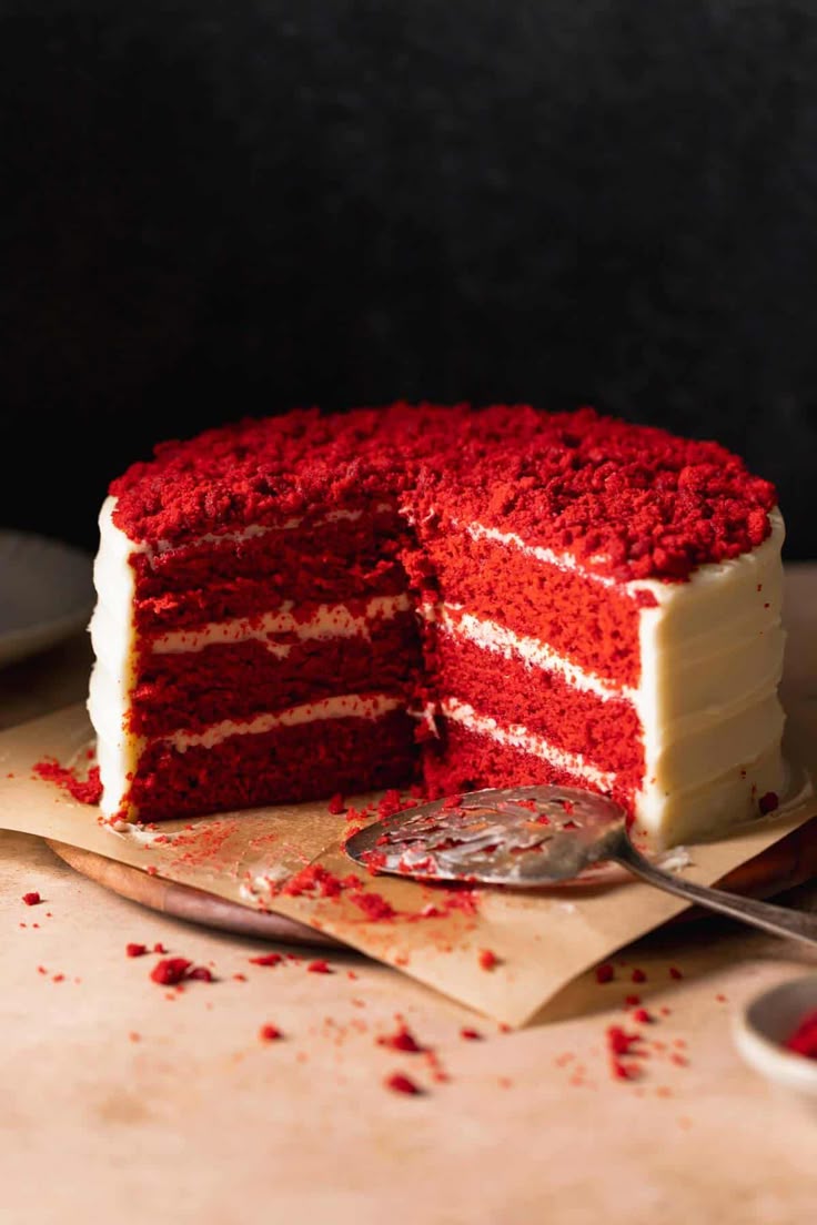 Bolo Red Velvet (Fatia)