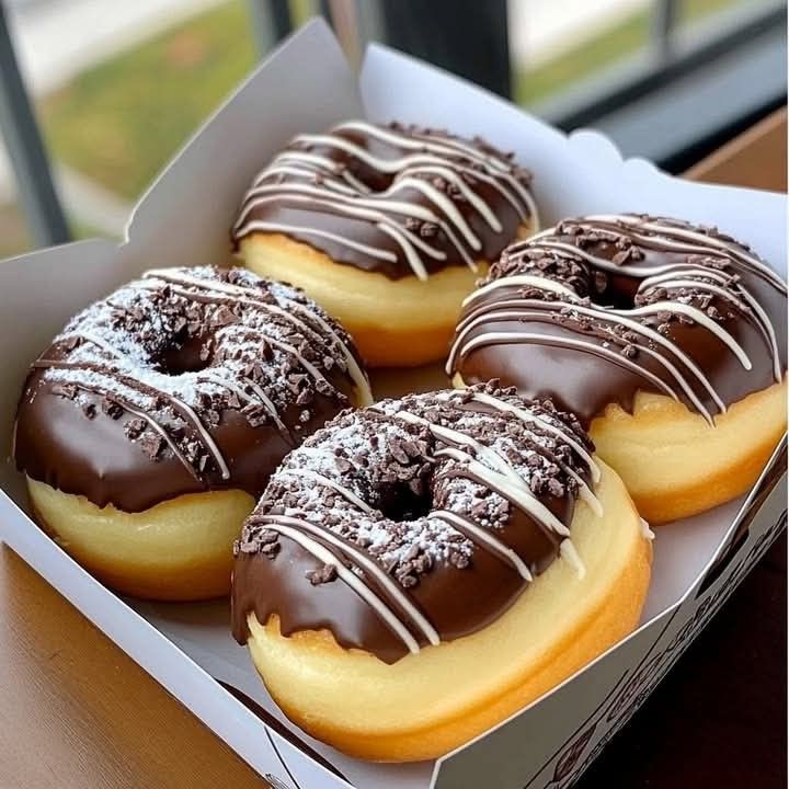 Donut de Chocolate com Ganache e Granulado