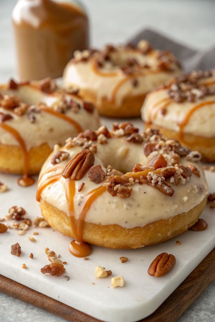 Donut de Caramelo Salgado com Nozes